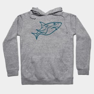 The shape of a shark Hoodie